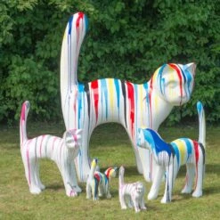 Chat Trash Rose H104cm (Outdoor) -STYLE CAMPAGNE Boutique 010 Chat Trash Rose 3