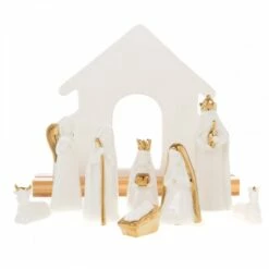 Crèche Nativite Porcelaine Noël