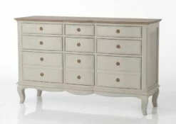 Commode 9 Tiroirs Maddy Beige