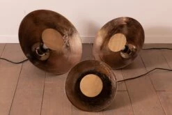 Lampe Samy Métal Champagne MM -STYLE CAMPAGNE Boutique 040 1 Lampe Samy Metal Champagne MM Amadeus Cades Deco Campagne Chic 4