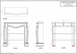 Manteau De Cheminée Loberon Bicolor 13 Manteau De Cheminée Loberon Bicolor -STYLE CAMPAGNE Boutique 047 1 Manteau de Cheminee Loberon Bicolor Amadeus Cades Deco Campagne Chic 6