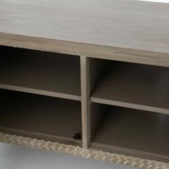 Meuble TV Bois Rotin Inspiration -STYLE CAMPAGNE Boutique 065 1 Meuble TV Bois Rotin Inspiration Amadeus Cades Deco Campagne Chic 5