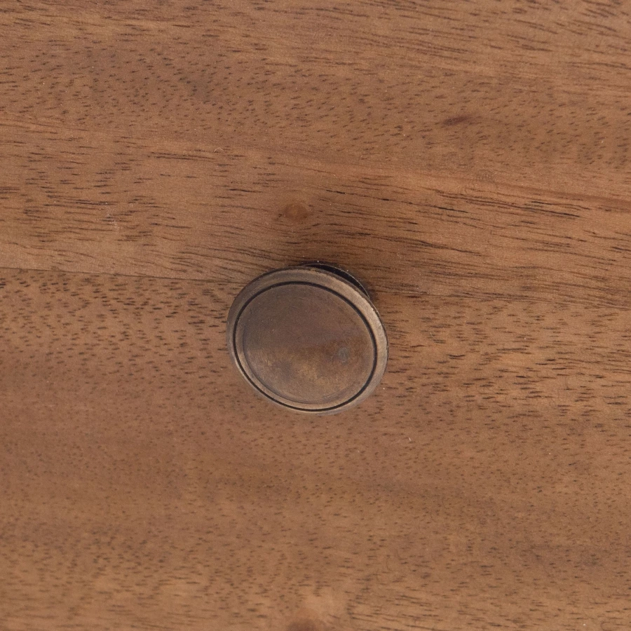 Commode Loberon 3 Tiroirs Blanc Chêne 5 Commode Loberon 3 Tiroirs Blanc Chêne – Image 3