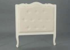 Tête De Lit Bois Blanc Tissu Murano 90cm Amadeus