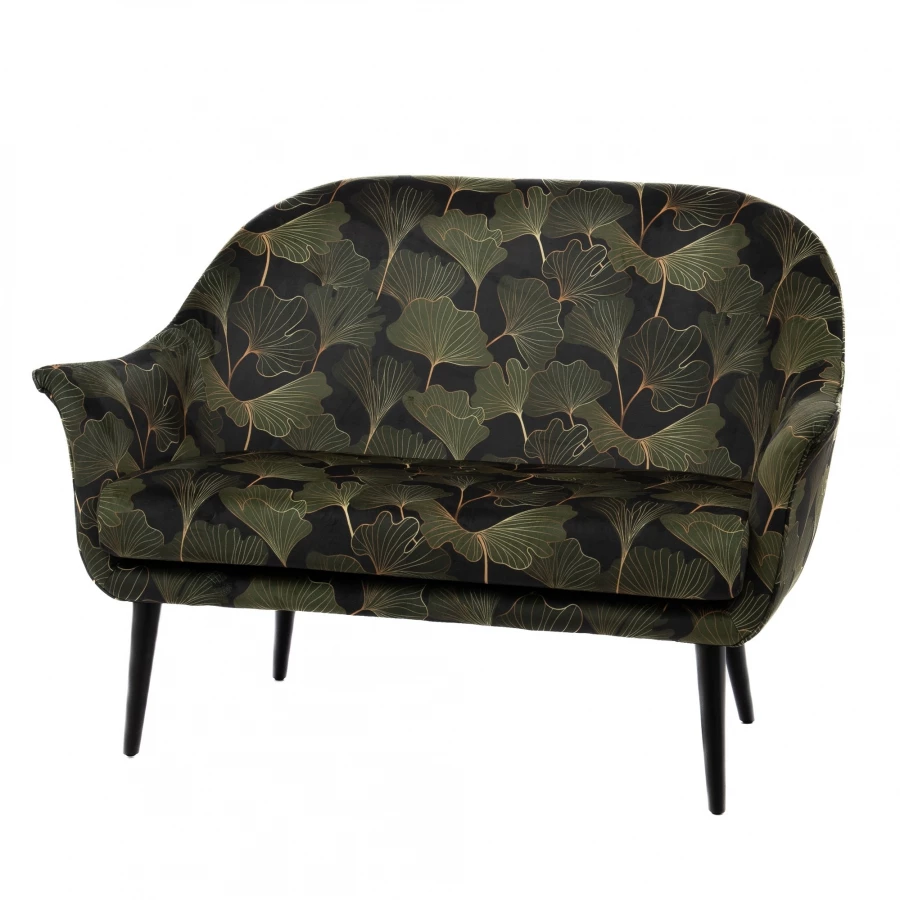 Canapé 2 Places Tiffany Velours Vert 3 Canapé 2 Places Tiffany Velours Vert