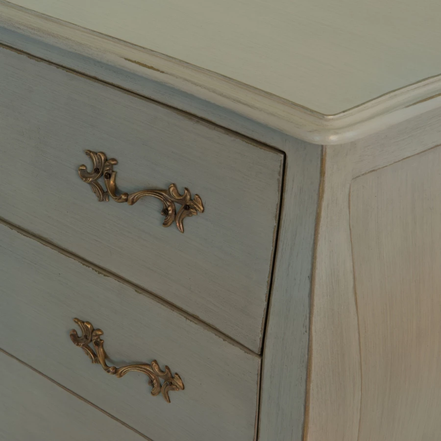 Commode 3 Tiroirs Murano Taupe 5 Commode 3 Tiroirs Murano Taupe – Image 3