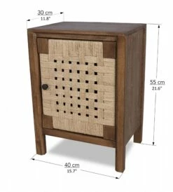 Chevet Porte Daphné Bois Cordes -STYLE CAMPAGNE Boutique 140 1 Chevet Porte Daphne Bois Cordes Amadeus Cades Deco Campagne Chic 5