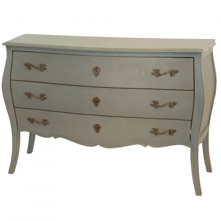 Commode 3 Tiroirs Murano Taupe 3 Commode 3 Tiroirs Murano Taupe