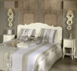 Tête De Lit Bois Antique Apolline 160cm -STYLE CAMPAGNE Boutique 191 1 Tete de Lit Bois d Acajou Blanc 160cm Apolline Amadeus Cades Deco Campagne Chic 3