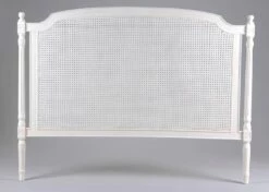 Tête De Lit Cannage Blanc Helena 160cm Amadeus