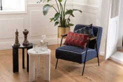 Fauteuil Huggy Tissu Uni NOUVEAU (2 Couleurs) 9 Fauteuil Huggy Tissu Uni NOUVEAU (2 Couleurs) -STYLE CAMPAGNE Boutique 217 1 Fauteuil Huggy Tissu Uni Bleu Amadeus Cades Deco Campagne Chic 5