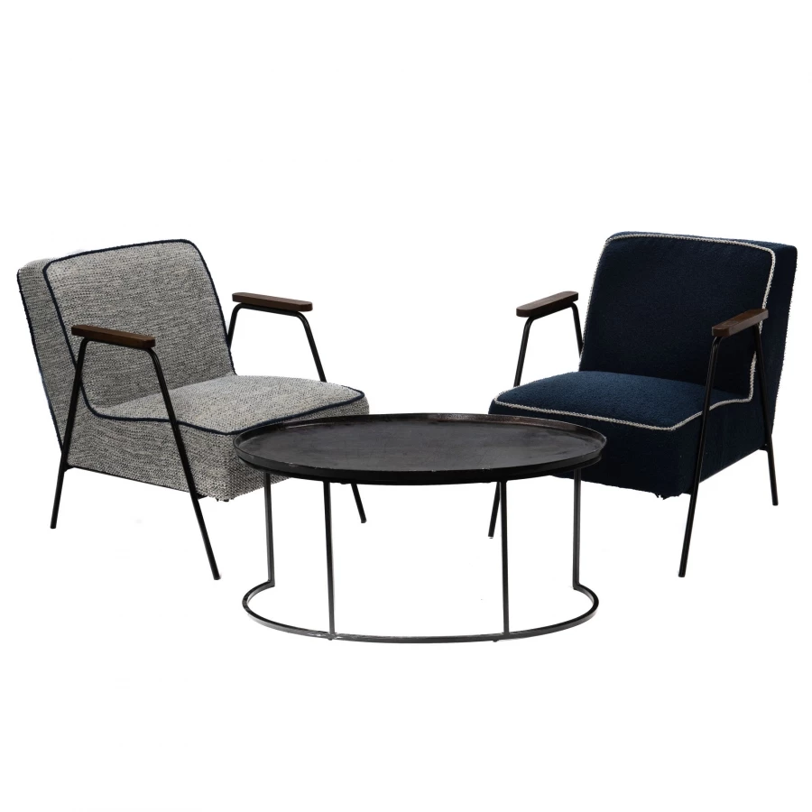 Fauteuil Huggy Tissu Uni NOUVEAU (2 Couleurs) 5 Fauteuil Huggy Tissu Uni NOUVEAU (2 Couleurs) – Image 3