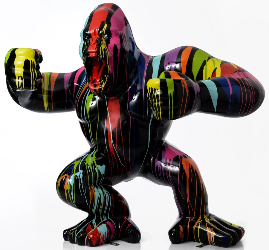 Gorille Noir Trash XXL 180cm (Outdoor) 3 Gorille Noir Trash XXL 180cm (Outdoor)