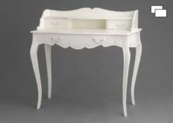 Bureau Bois Apolline Crème Antique