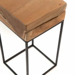 Bout De Canapé Haut Teck Naturel Ottawa -STYLE CAMPAGNE Boutique 289 1 Bout de Canape Haut Teck Naturel Ottawa Amadeus cades Deco Campagne Chic 3