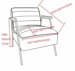 Fauteuil Hutch Simili Gris Amadeus Cades Deco -STYLE CAMPAGNE Boutique 352 1 Fauteuil Hutch Simili Cuir Gris Amadeus cades Deco Campagne Chic 4