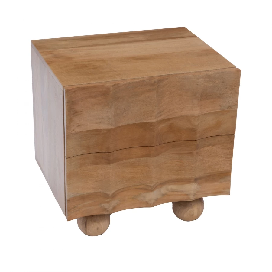 Chevet 2 Tiroirs Colombe Bois Naturel 3 Chevet 2 Tiroirs Colombe Bois Naturel