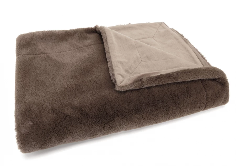 Plaid Luxe Châtaigne 130x170 3 Plaid Luxe Châtaigne 130x170