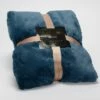 Plaid Luxe Bleu Nuit 130x170cm 1 Plaid Luxe Bleu Nuit 130x170cm -STYLE CAMPAGNE Boutique 409 Plaid Luxe Bleu Nuit 130x170cm