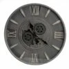 Horloge Alban Grise 2 Horloge Alban Grise -STYLE CAMPAGNE Boutique 411 1 Horloge Alban Gris Amadeus Cades Design Deco Campagne Chic