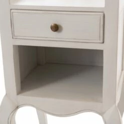 Bout De Canapé 1 Tiroir Loberon Blanc -STYLE CAMPAGNE Boutique 424 1 Bout de Canape 1 Tiroir Loberon Blanc Amadeus cades Deco campagne Chic