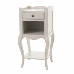 Bout De Canapé 1 Tiroir Loberon Blanc