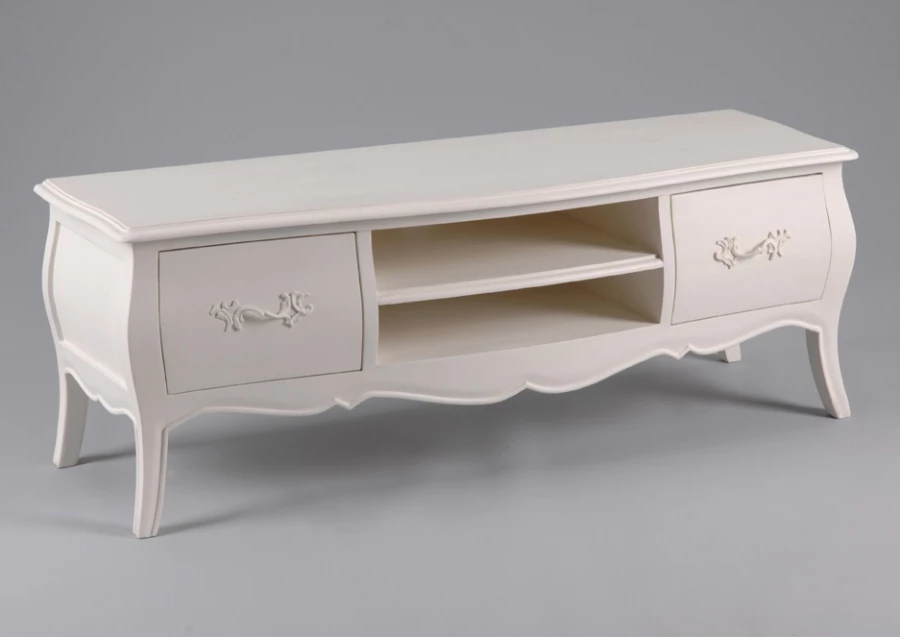 Meuble TV Bois Blanc Murano Amadeus 3 Meuble TV Bois Blanc Murano Amadeus