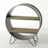 Etagère Indus Ronde Bois Métal Cabanon Amadeus 1 Etagère Indus Ronde Bois Métal Cabanon Amadeus -STYLE CAMPAGNE Boutique 490 1 Etagere Indus Ronde Bois Metal Cabanon Amadeus Cades Deco Style Campagne