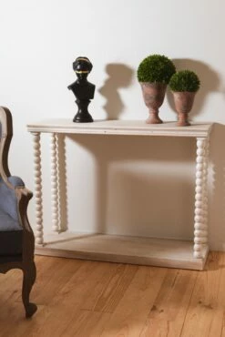 Console Perla Pin Blanchi -STYLE CAMPAGNE Boutique 494 1 Console Perla Pin Blanchi Amadeus Cades Deco Campagne Chic 4