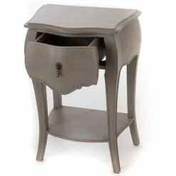 Chevet 1 Tiroir Murano Taupe -STYLE CAMPAGNE Boutique 560 1 Table de Chevet Murano Taupe Deco Campagne Chic