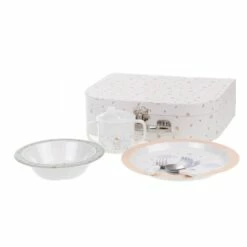 Devant -STYLE CAMPAGNE Boutique 564 1 Coffret Valise Dejeuner Louison 5 Pieces Enfant Amadeus cades Deco Campagne Chic 2