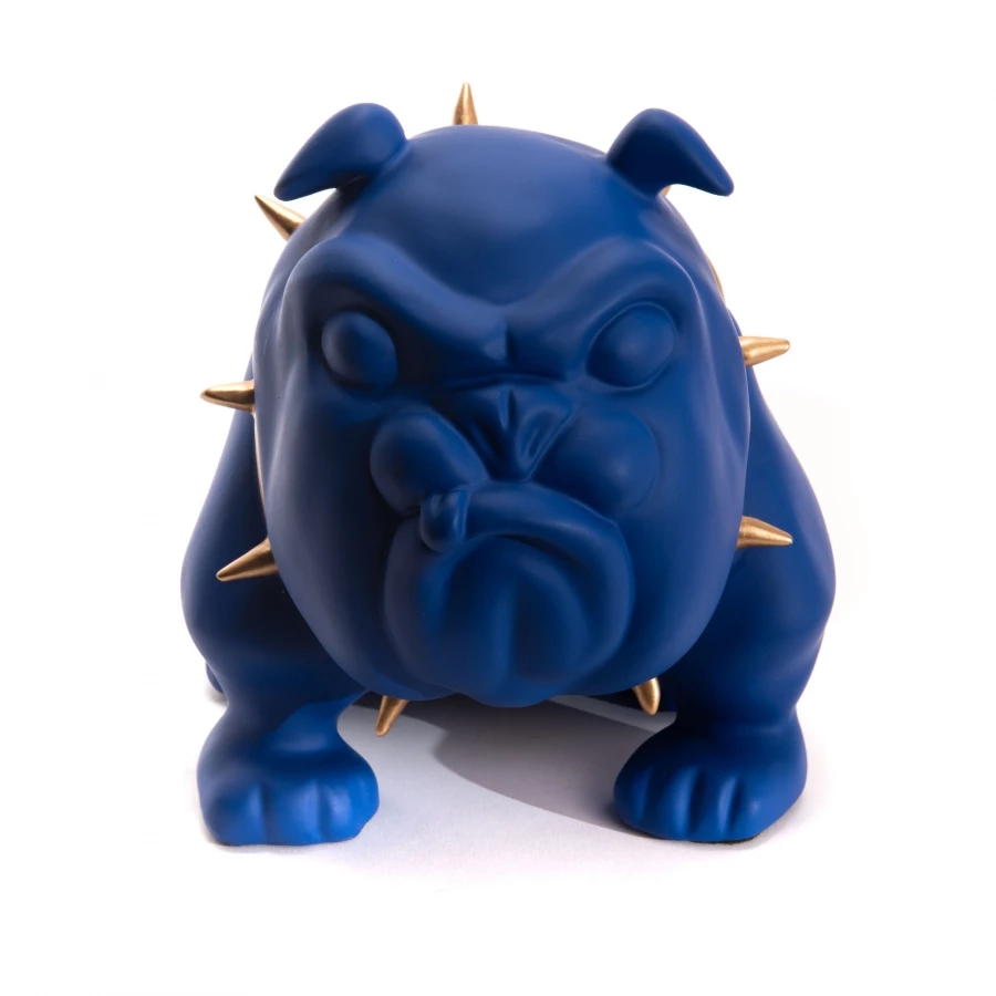 Bulldog Collier Bleu Mat PM (Outdoor) 4 Bulldog Collier Bleu Mat PM (Outdoor) – Image 2