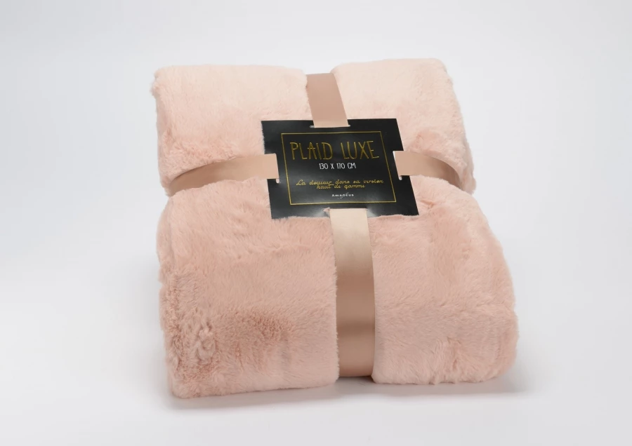 Plaid Luxe Rose 170x240 3 Plaid Luxe Rose 170x240