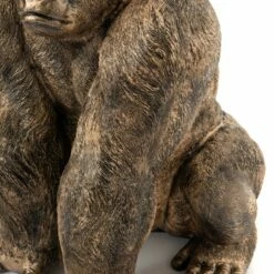 Devant -STYLE CAMPAGNE Boutique 642 1 Gorille Patine Doree Amadeus Cades Deco Campagne Chic 2