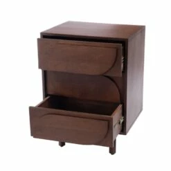 Chevet 3 Tiroirs Bali -STYLE CAMPAGNE Boutique 652 1 Chevet 3 Tiroirs Bali Bois Fonce Amadeus Cades Design Deco Campagne Chic 2