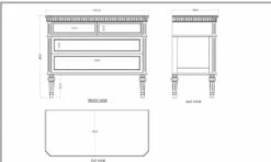 Commode 4 Tiroirs Leonie Blanc 9 Commode 4 Tiroirs Leonie Blanc -STYLE CAMPAGNE Boutique 675 1 Commode 4 Tiroirs Leonie Amadeus Cades Design Deco Campagne Chic 4