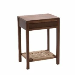 Chevet 1 Tiroir Daphné Bois Cordes -STYLE CAMPAGNE Boutique 681 1 Chevet 1 Tiroir Daphne Bois Cordes Amadeus Cades Deco Campagne Chic 4