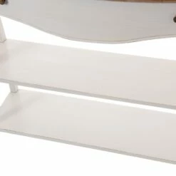 Console 1 Tiroir Loberon Blanc Chêne GM -STYLE CAMPAGNE Boutique 699 1 Console 1 Tiroir Loberon Blanc Chene GM Amadeus Cades Deco Campagne Chic 4