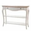 Console 1 Tiroir Loberon Blanc Chêne GM -STYLE CAMPAGNE Boutique 715 1 Console 1 Tiroir Loberon Blanc Chene GM Amadeus Cades Deco Campagne Chic