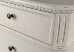 Console Drapier Bois Blanc 2 Tiroirs Leonie Amadeus -STYLE CAMPAGNE Boutique 822 Console Drapier Leonie 3