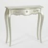 Console Bois 1 Tiroir Murano Silver Amadeus