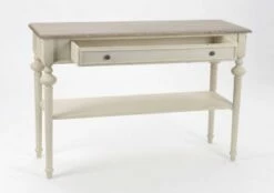 Console 1 Tiroir Bois Ivoire Legende Amadeus Cades