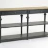 Console 2 Tiroirs Drapier Bois Noir New Legende Amadeus -STYLE CAMPAGNE Boutique 872 pim 8 1450687977