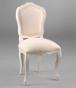 Devant 45 Chaise Bois Tissu Apolline