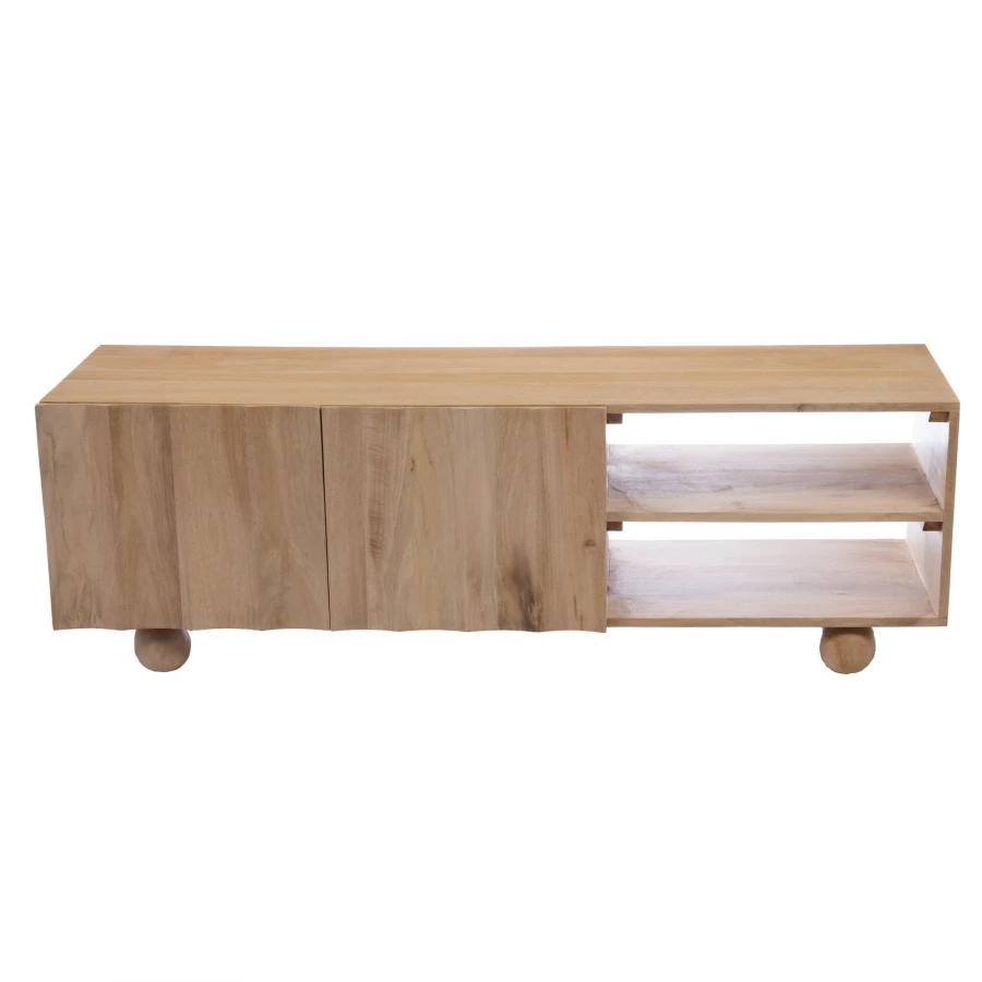 Meuble TV Colombe Bois Naturel 3 Meuble TV Colombe Bois Naturel