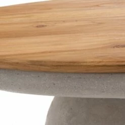 Table Basse Ovale Alaska Composite & Bois Naturel -STYLE CAMPAGNE Boutique 884 1 Table Basse Ovale Alaska Bois Composite Bois Amadeus cades Deco Campagne Chic 3