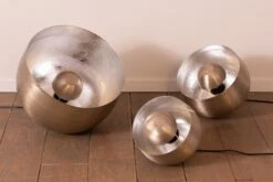 Lampe De Sol Métal Argent Samuel MM Amadeus Cades Deco 9 Lampe De Sol Métal Argent Samuel MM Amadeus Cades Deco -STYLE CAMPAGNE Boutique 885 1 Lampe Samuel Argent GM Amadeus Cades Style Campagne 4