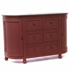 Buffet 6 Tiroirs Bohème Terracota -STYLE CAMPAGNE Boutique 887 1 Buffet 6 Tiroirs Boheme Terracota Amadeus Cades Deco Campagne Chic 3