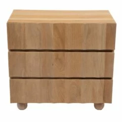 Commode 3 Tiroirs Colombe Bois Naturel