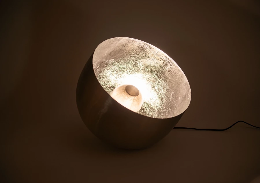 Lampe De Sol Métal Argent Samuel MM Amadeus Cades Deco 4 Lampe De Sol Métal Argent Samuel MM Amadeus Cades Deco – Image 2